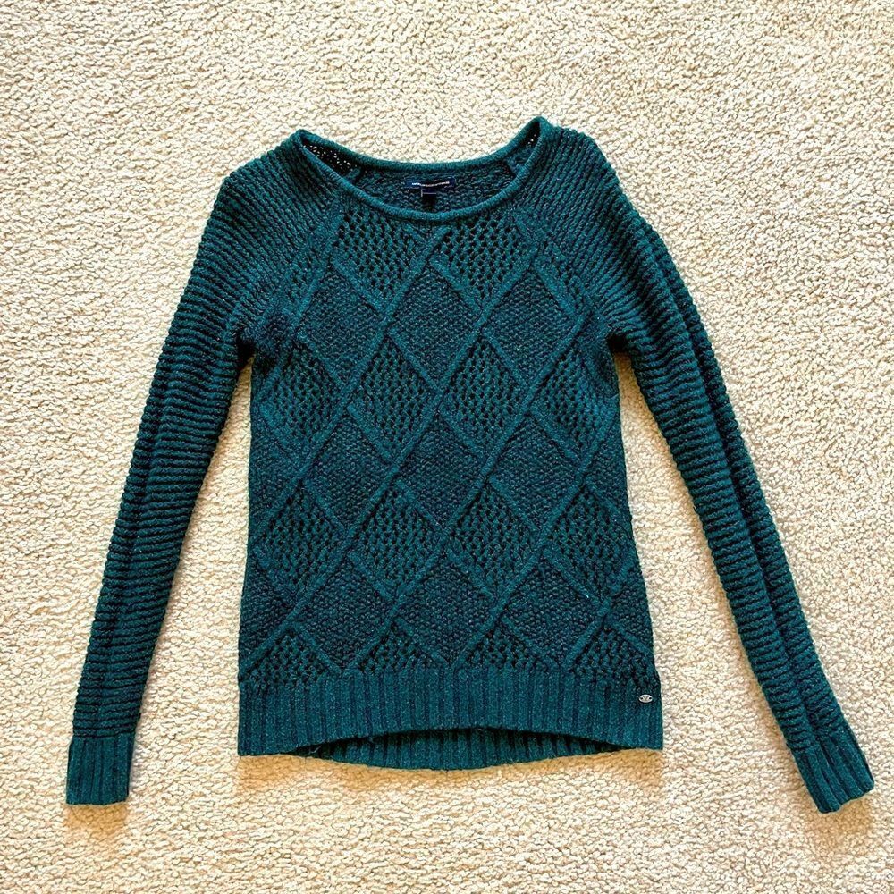 American Eagle Diamond Trellis Stitch Sweater​